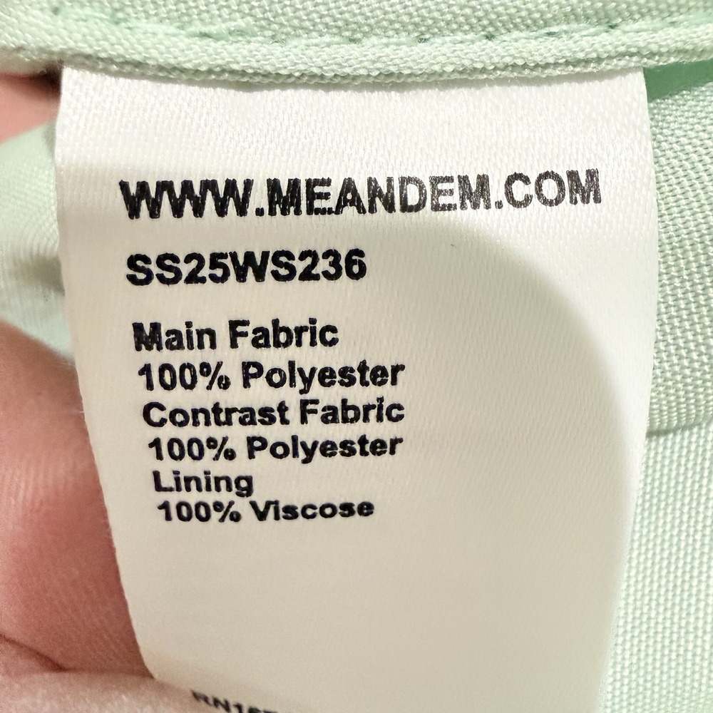ME + EM Green Tulle Maxi Skirt Striped Fairy Sz 6 Original $495. - Picture 9 of 9